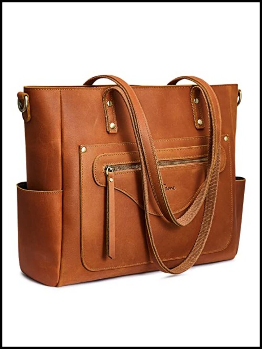 Leather Tote Bag for Women Large Shoulder Purse Crossbody